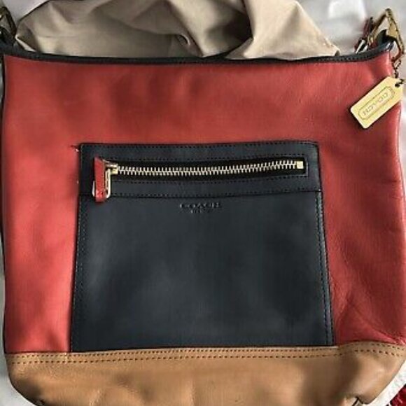 Coach Handbags Leather Coach Legacy Color Block Purses Used Crossbody: Rehab Bag - Picture 6 of 10